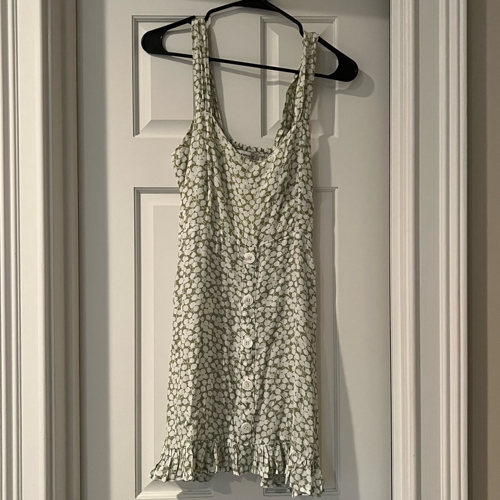 FAITHFULL THE BRAND GREEN DEESS SIZE SMALL (barely worn) perfect condition!